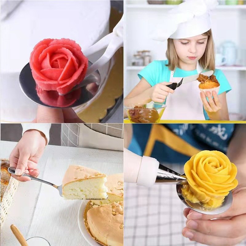 500 Pcs Cake Turntables Decoration Accessories Wholesale Stainless Steel Kit Baking Pastry Cake Decorating Tools Set