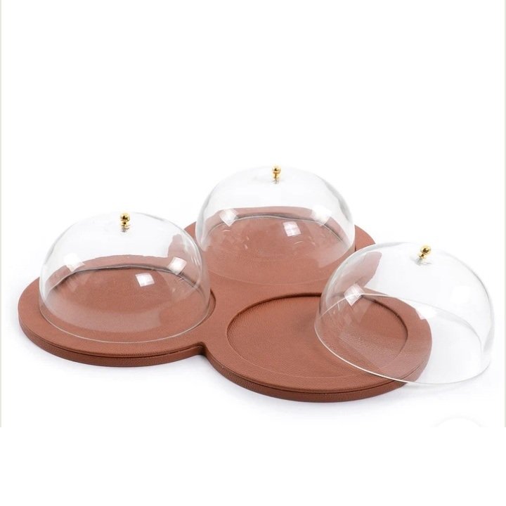 Round Shape Fruit Cake Serving Stand Christmas Party Decoration Tableware Cup Cake Server Stand Supply By India