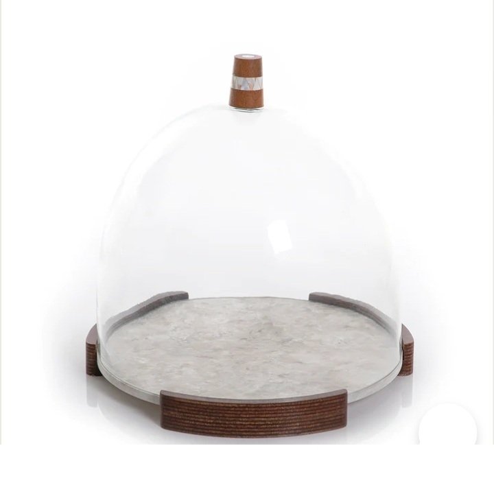 Round Shape Fruit Cake Serving Stand Christmas Party Decoration Tableware Cup Cake Server Stand Supply By India