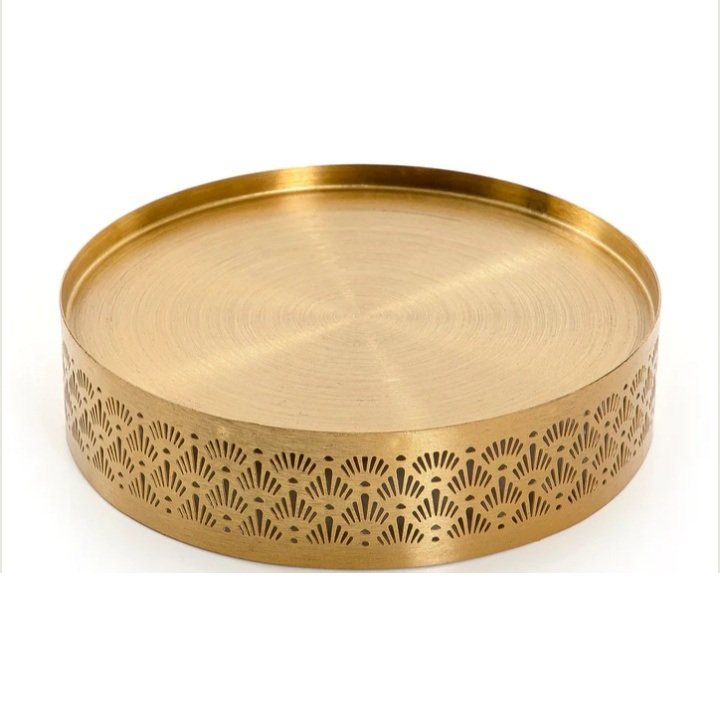 Round Shape Fruit Cake Serving Stand Christmas Party Decoration Tableware Cup Cake Server Stand Supply By India