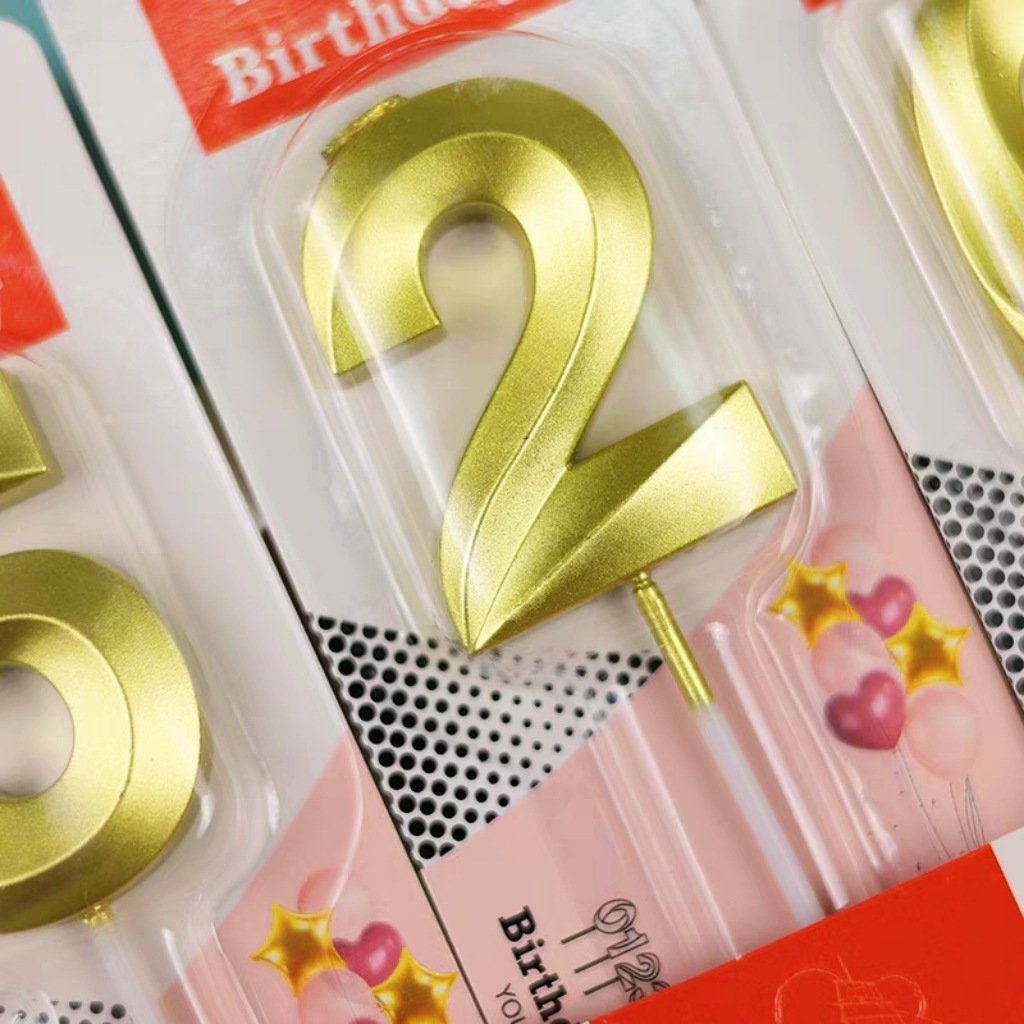 cake decorating supplies High Quality Paraffin Wax Birthday Candles Digital Cake Decor for Graduation Packaged in Boxes