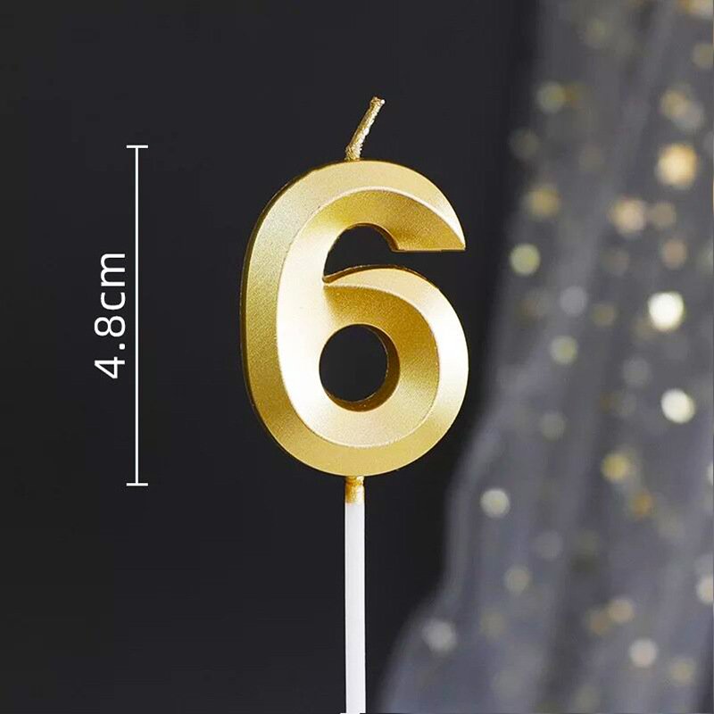 cake decorating supplies High Quality Paraffin Wax Birthday Candles Digital Cake Decor for Graduation Packaged in Boxes