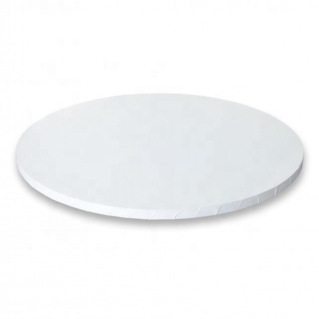 Cake Boards Drum Round,1/2" Thick Cake Drums,Cake Decorating Supplies White Sturdy Cake Masonite Board for multi-layer cakes
