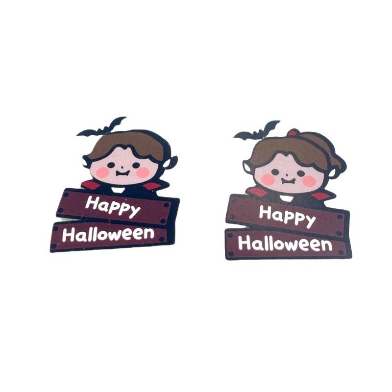 New paper halloween pumpkin cake decoration party supplies halloween cake topper