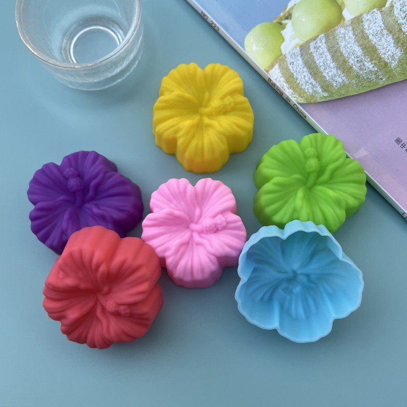 Hot Sale 5cm New Morning Glory Silicone Mold Cake Jelly Pudding Glue Soap Muffin Mold Party Cake Decorating Supplies Baking Tool