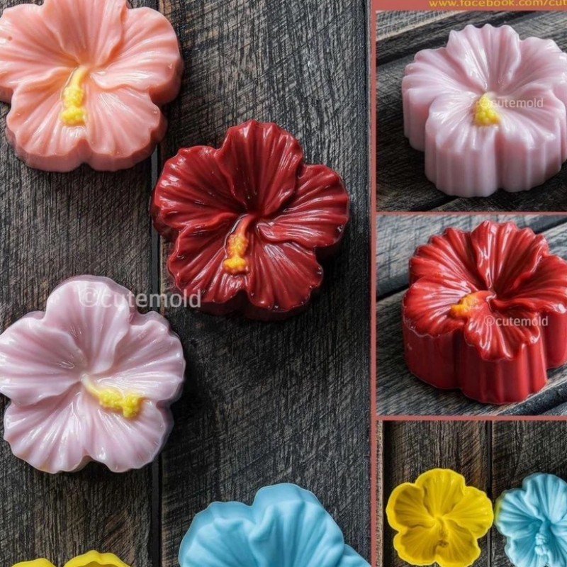 Hot Sale 5cm New Morning Glory Silicone Mold Cake Jelly Pudding Glue Soap Muffin Mold Party Cake Decorating Supplies Baking Tool
