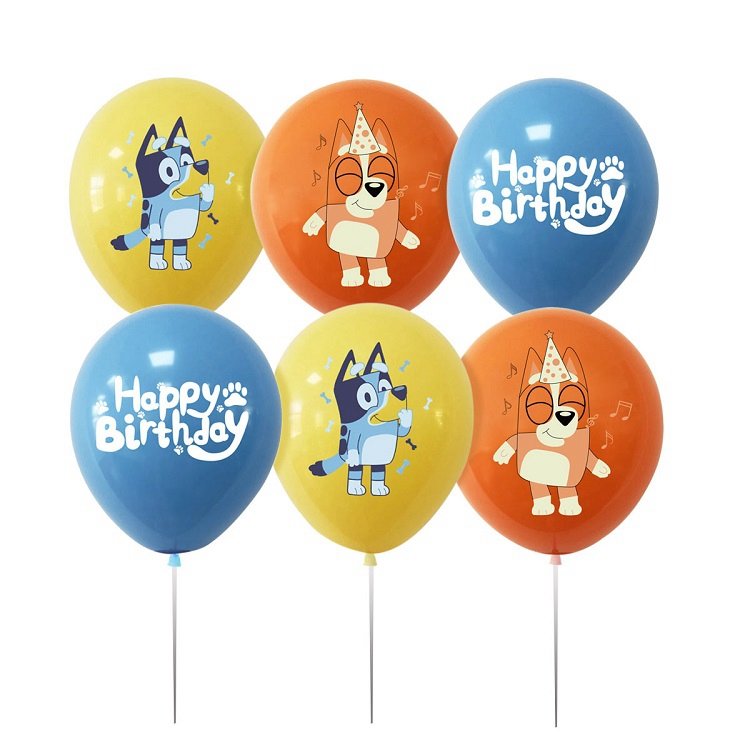 Cartoon Pet Dog Theme Birthday Party Decorations Animal Balloon Banner Cute Pet Cake Topper Children's Birthday Supplies X0444