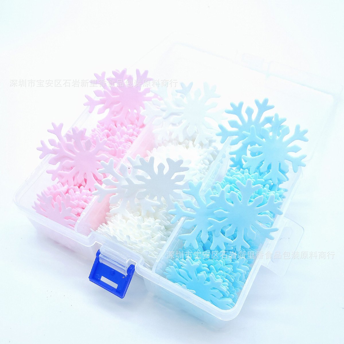 Wholesale price wafer paper snowflake butterfly customizable baking ingredients edible decoration