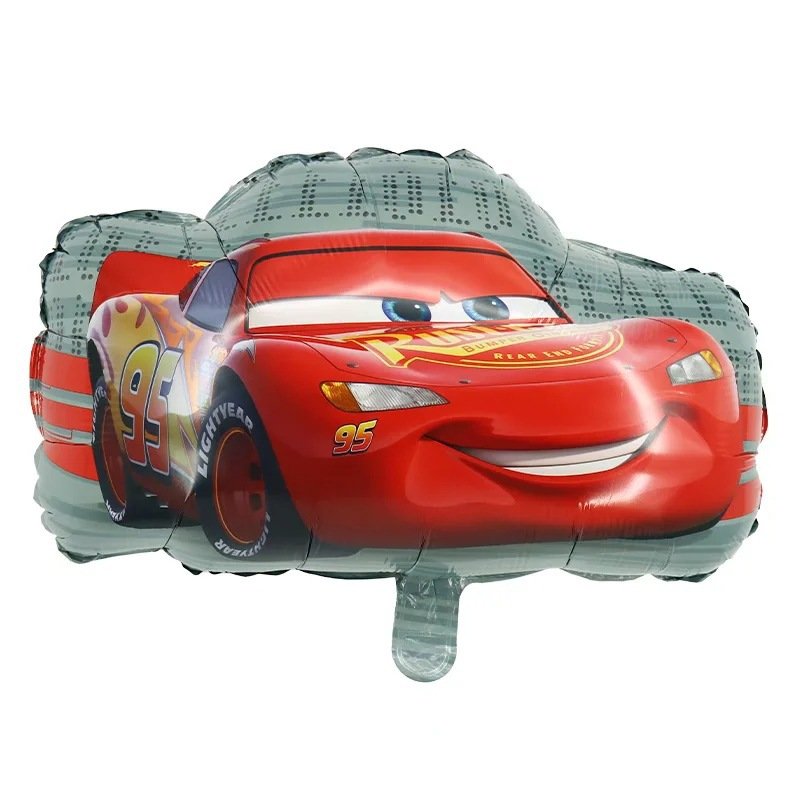 Wholesale Car Balloon Set Big Face Car Shield themed children's birthday arrangement cartoon balloons