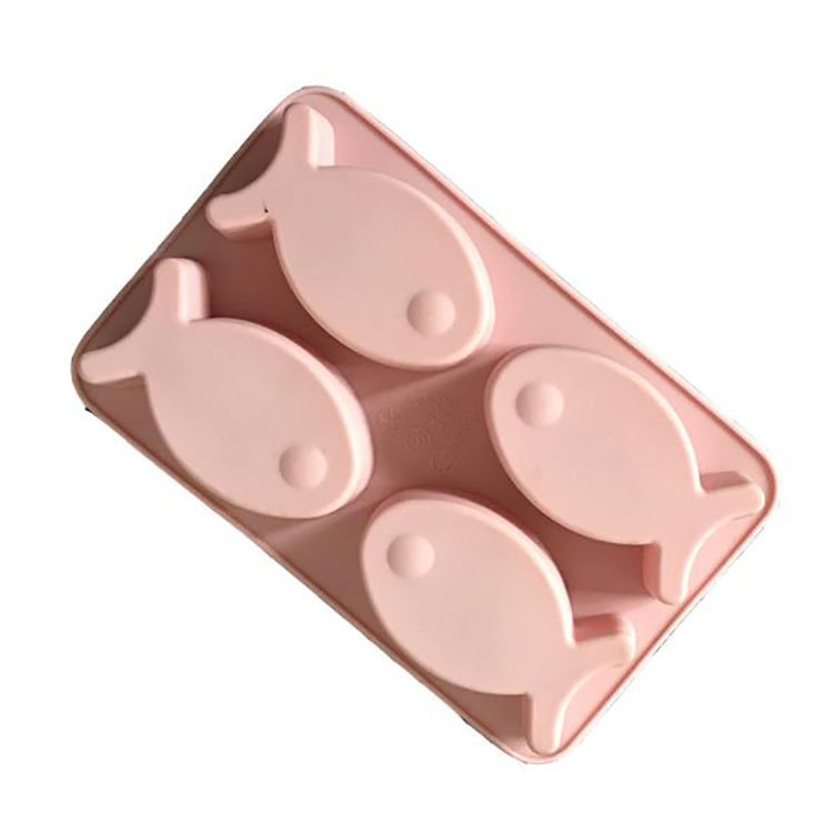 YS DIY Cute Fish Soap Candle Mold Silicone Baking Candy Biscuit Chocolate Fondant Mould Cake Decorating Tools Ice Cube Tray Tool