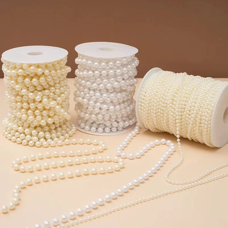 Promotion 6-14mm ABS White Plastic Pearl Cake Decorating Supplies Wedding Scene Decoration Artificial Pearl Decoration Wholesale