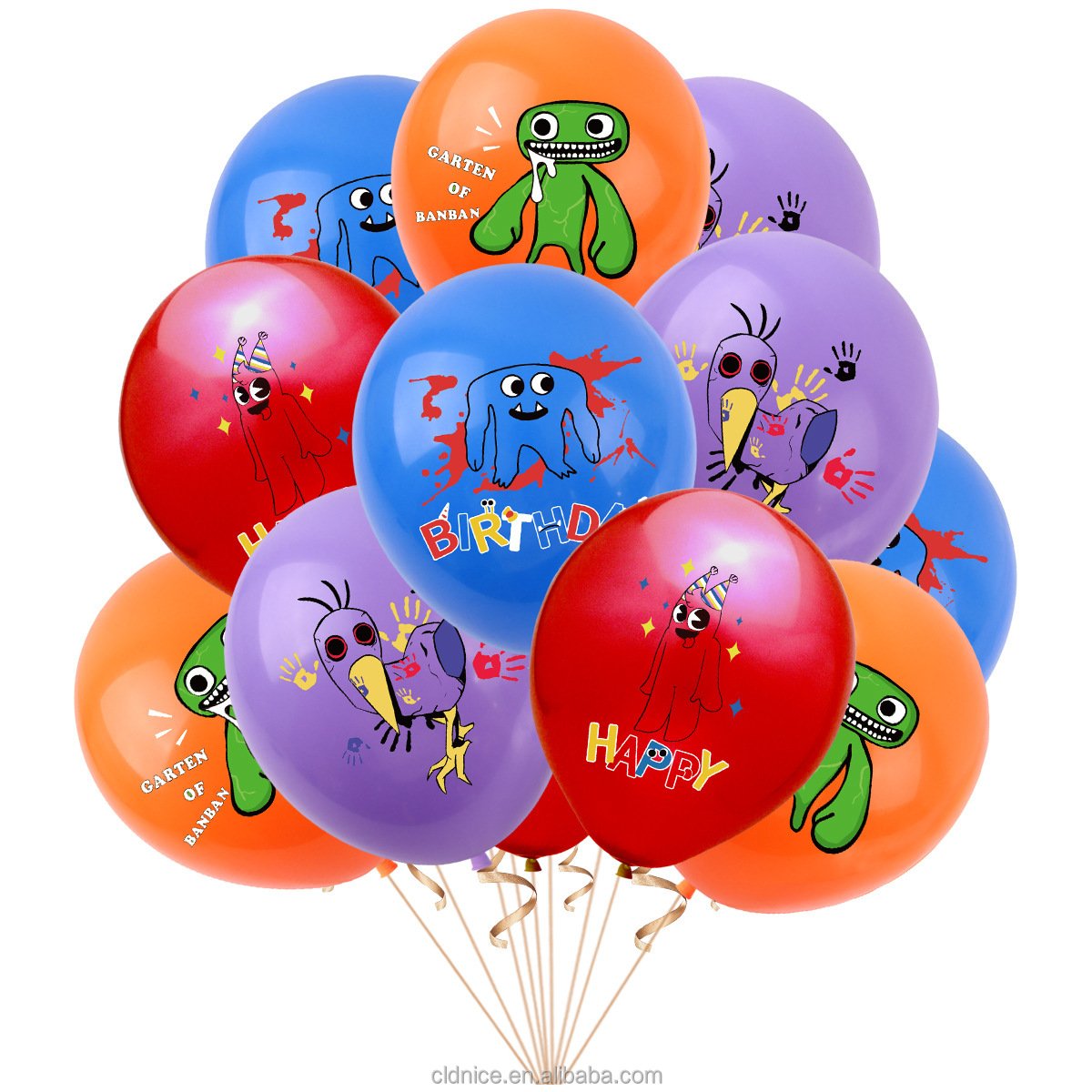 Nice Garten of Banban Birthday Party Decoration Cartoon Banner Cake Toppers Baby Shower Decorations Ballons for Birthday Party