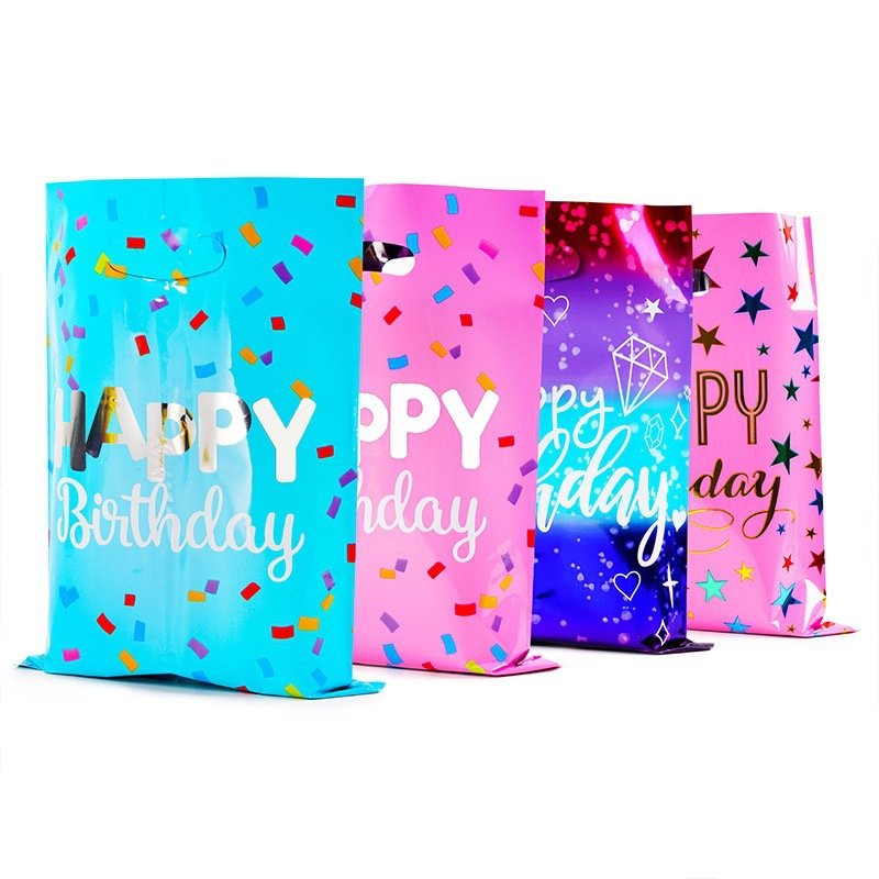 Birthday aluminum film bag happy birthday gift bags candy bag