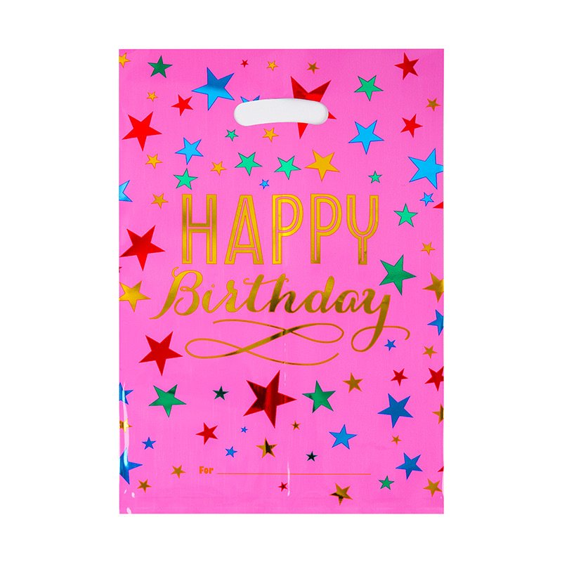 Birthday aluminum film bag happy birthday gift bags candy bag