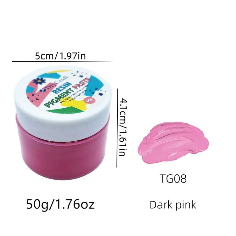 50g 45 color high concentration oily color paste is suitable for epoxy resin uv drops diy kneading glue sauce DIY Colorant