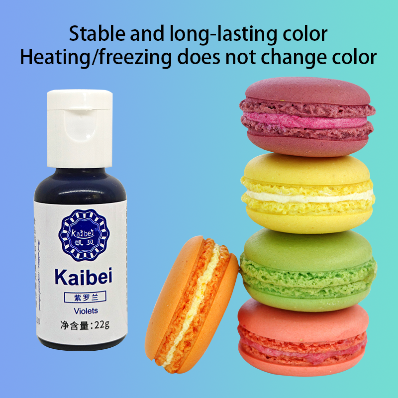 Edible coloring gel 22g 21 colors hot sale food coloring gel halal food dye factory supply cake coloring for cream