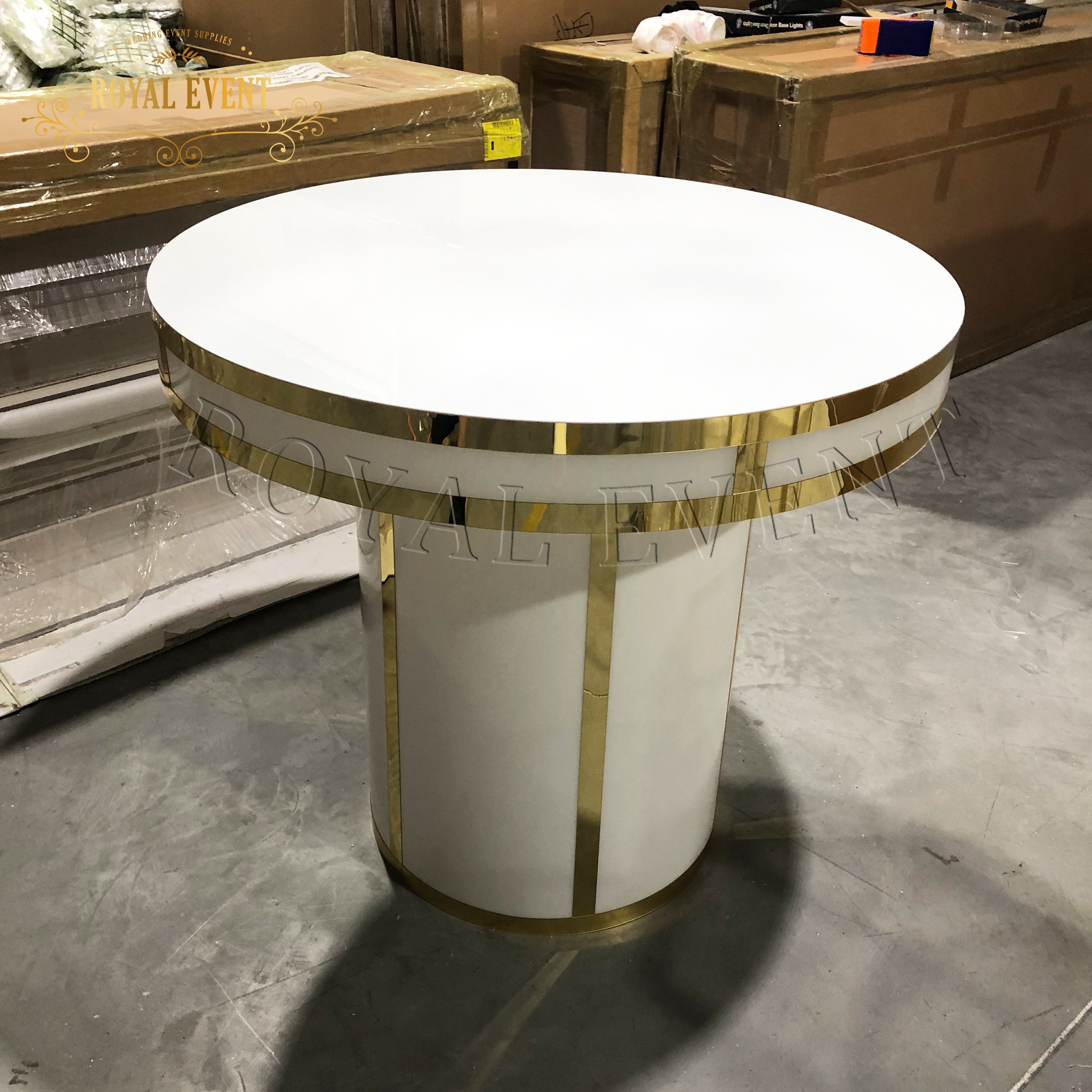 Wholesale Factory cake stand Round cake display table for events with LED Wedding decoration & supplier for party decoration