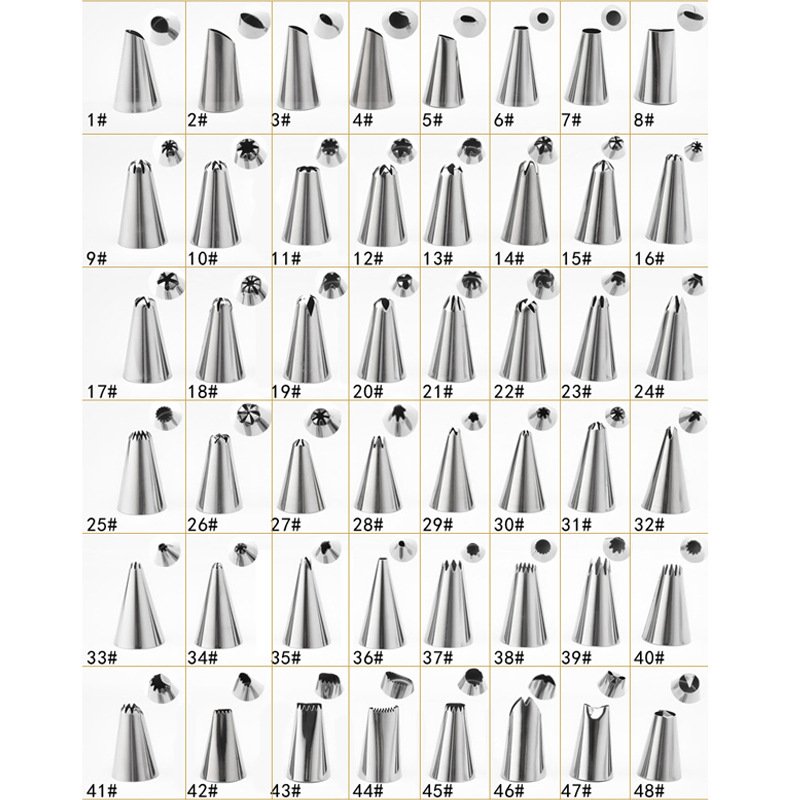 Icing Piping Nozzles Decorating Cakes Pastry Tips Cake Decorating Tips Set