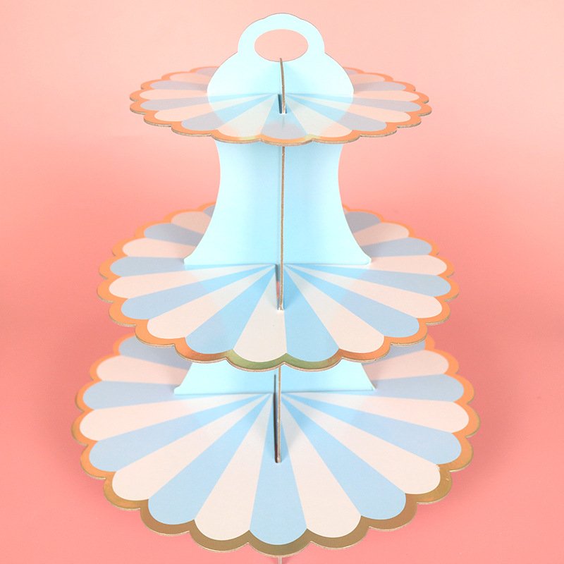 CIVI Happy Birthday Party Decoration Paper Cake Stands for Wedding Cakes Holiday Cake Display Stand Party Supplies