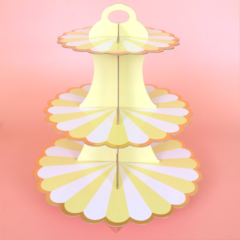 CIVI Happy Birthday Party Decoration Paper Cake Stands for Wedding Cakes Holiday Cake Display Stand Party Supplies