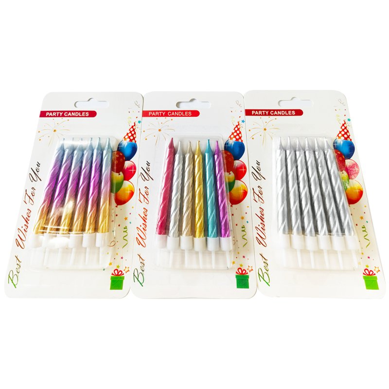 birthday decoration party decorations happy birthday candle making custom candles wholesale Party threaded colored candles