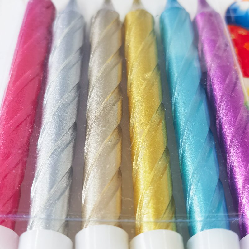 birthday decoration party decorations happy birthday candle making custom candles wholesale Party threaded colored candles