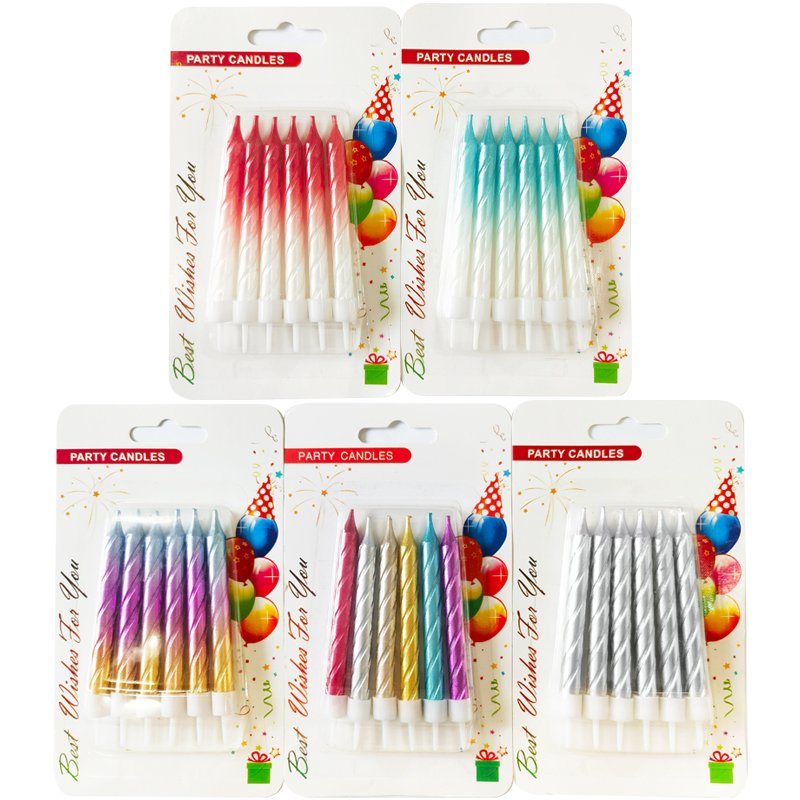 birthday decoration party decorations happy birthday candle making custom candles wholesale Party threaded colored candles