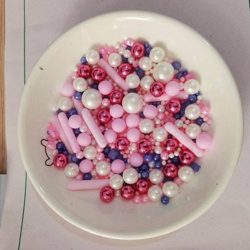 500g Cake Decorating Supplies Sprinkles Polished Rainbow Candy Sprinkles Natural Sprinkles Cake Decoration for Cake Shop