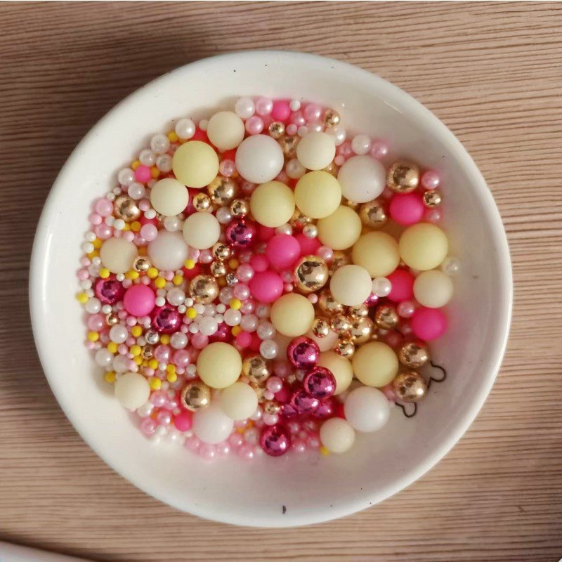 500g Cake Decorating Supplies Sprinkles Polished Rainbow Candy Sprinkles Natural Sprinkles Cake Decoration for Cake Shop