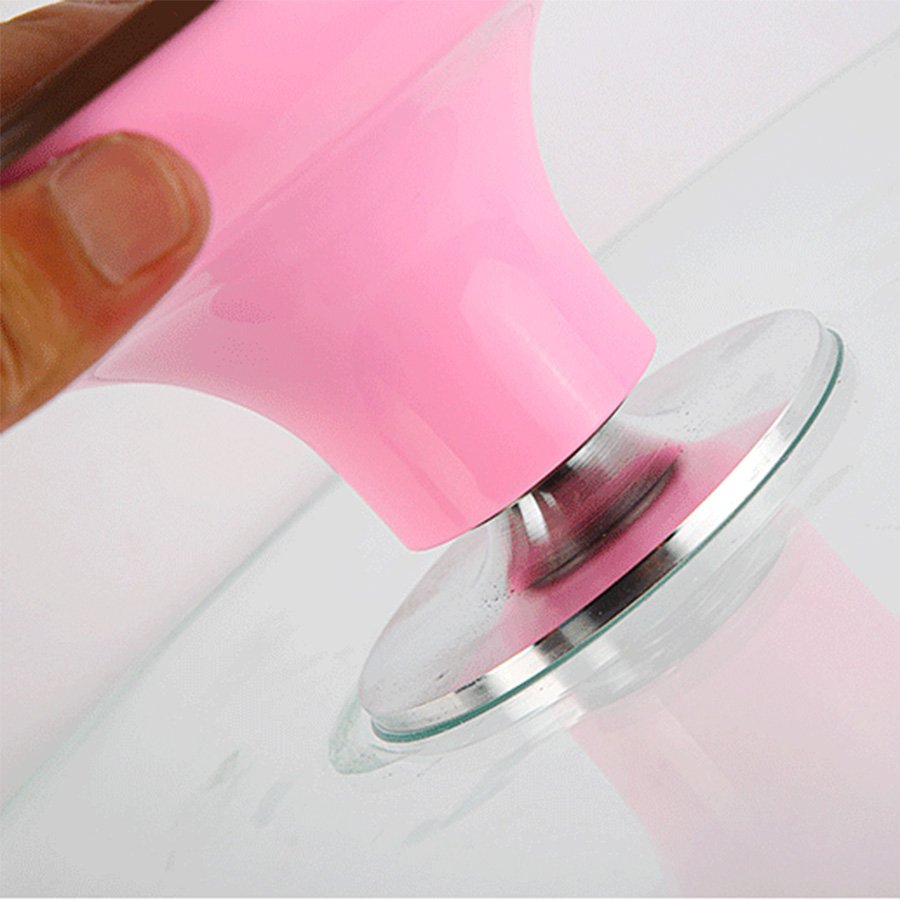 On sale cake supplies decorating cake tempered glass stand for cakes