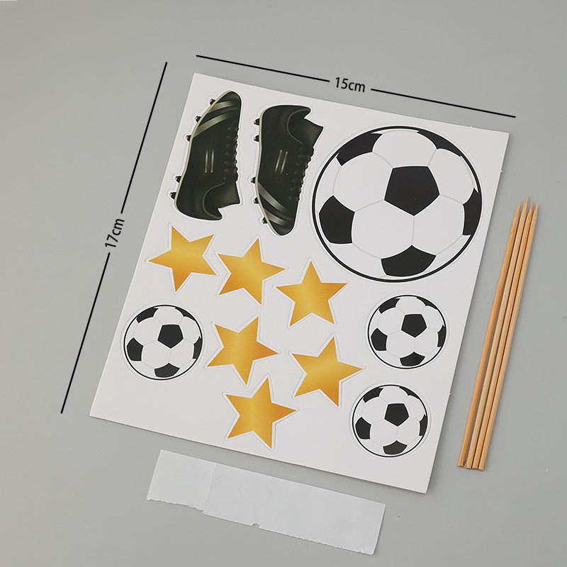 Soccer Cake Topper Decorations for Men Boys football Birthday Party Sports Party Supplies