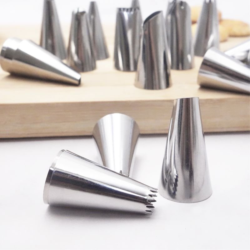 Cake Tools Cake Decorating Supplies Nozzles Small Size Stainless Steel Icing Piping Tips set