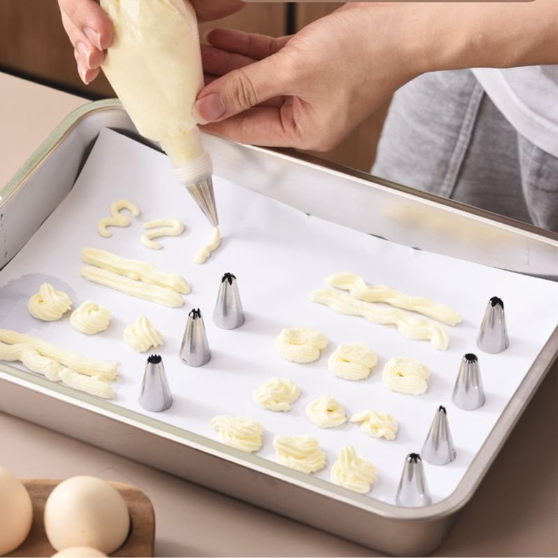 Cake Tools Cake Decorating Supplies Nozzles Small Size Stainless Steel Icing Piping Tips set