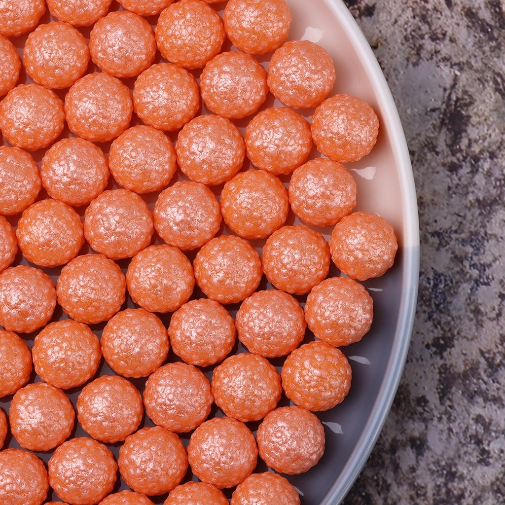 LOVEBAKERY 1KG Bag Package Wholesale 14MM Texture Sugar Pearls Candy Surface Pearlized Sprinkles Cake Decoration