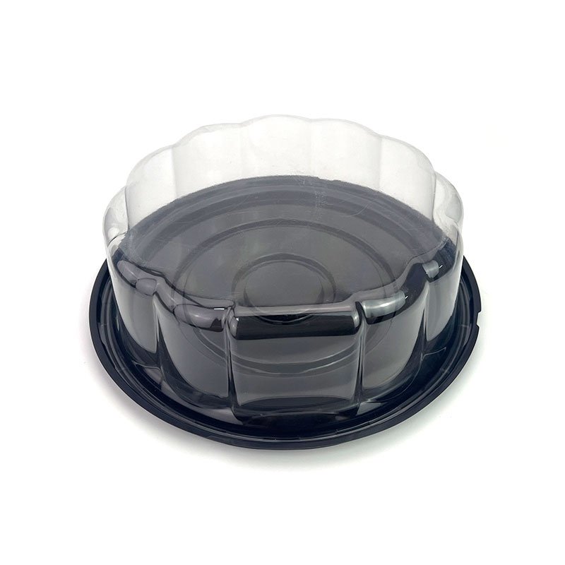Round Plastic Round PET Transparent Disposable Cake Dome Container Clear Transparent Cake Box