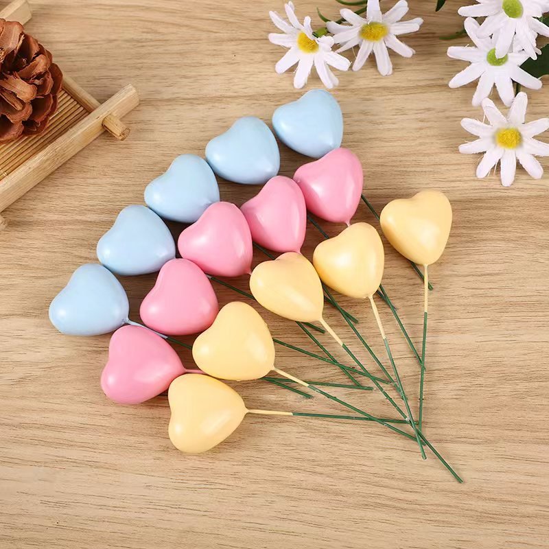 Red Pink Heart-Shaped Cake Topper for Party and Baby cake Decorations cake decorating supplies for party supplies