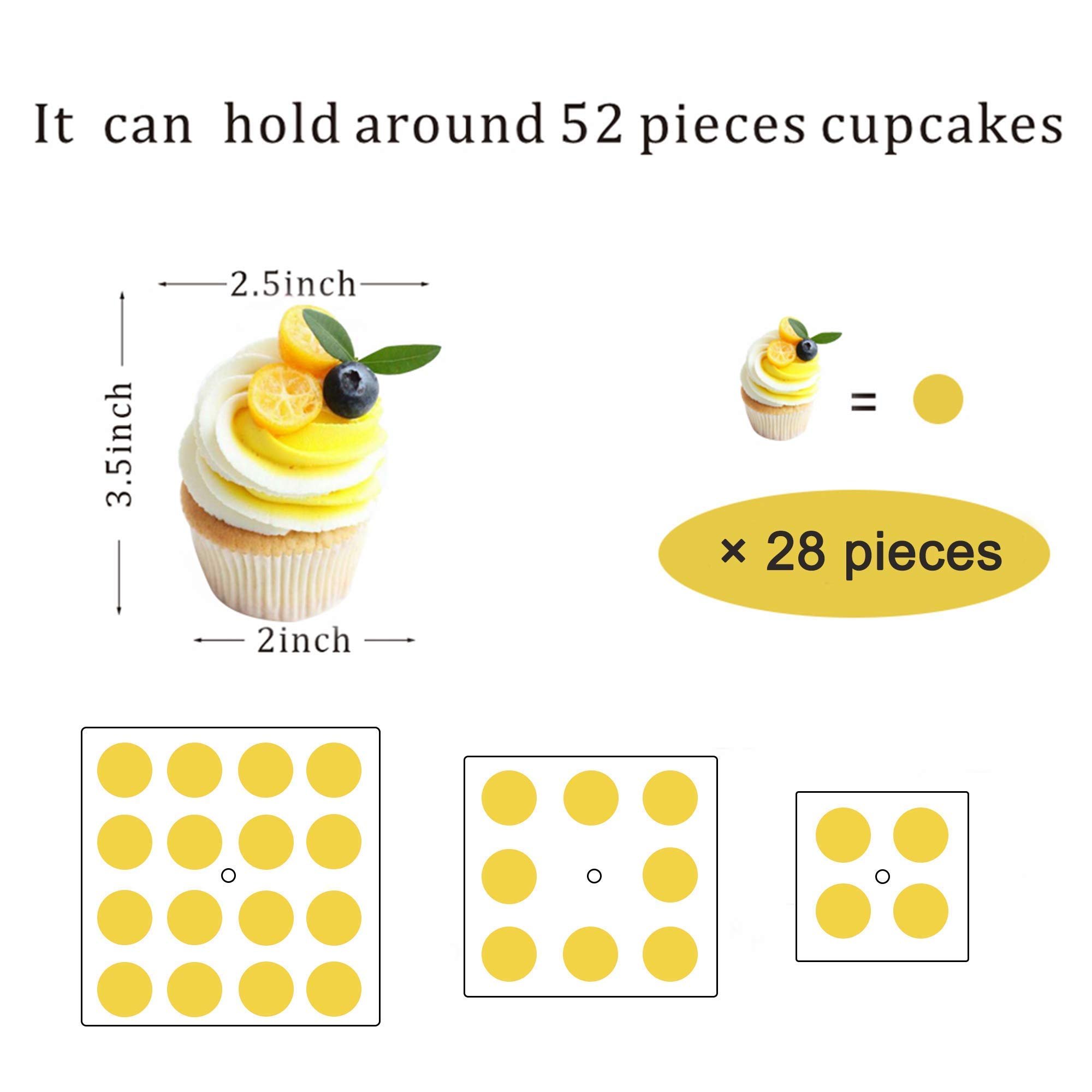 Factory wholesale 3 Tier with LED Lights Cupcake Tower Display Square Acrylic Cake Stands for Wedding Birthday Festive Party