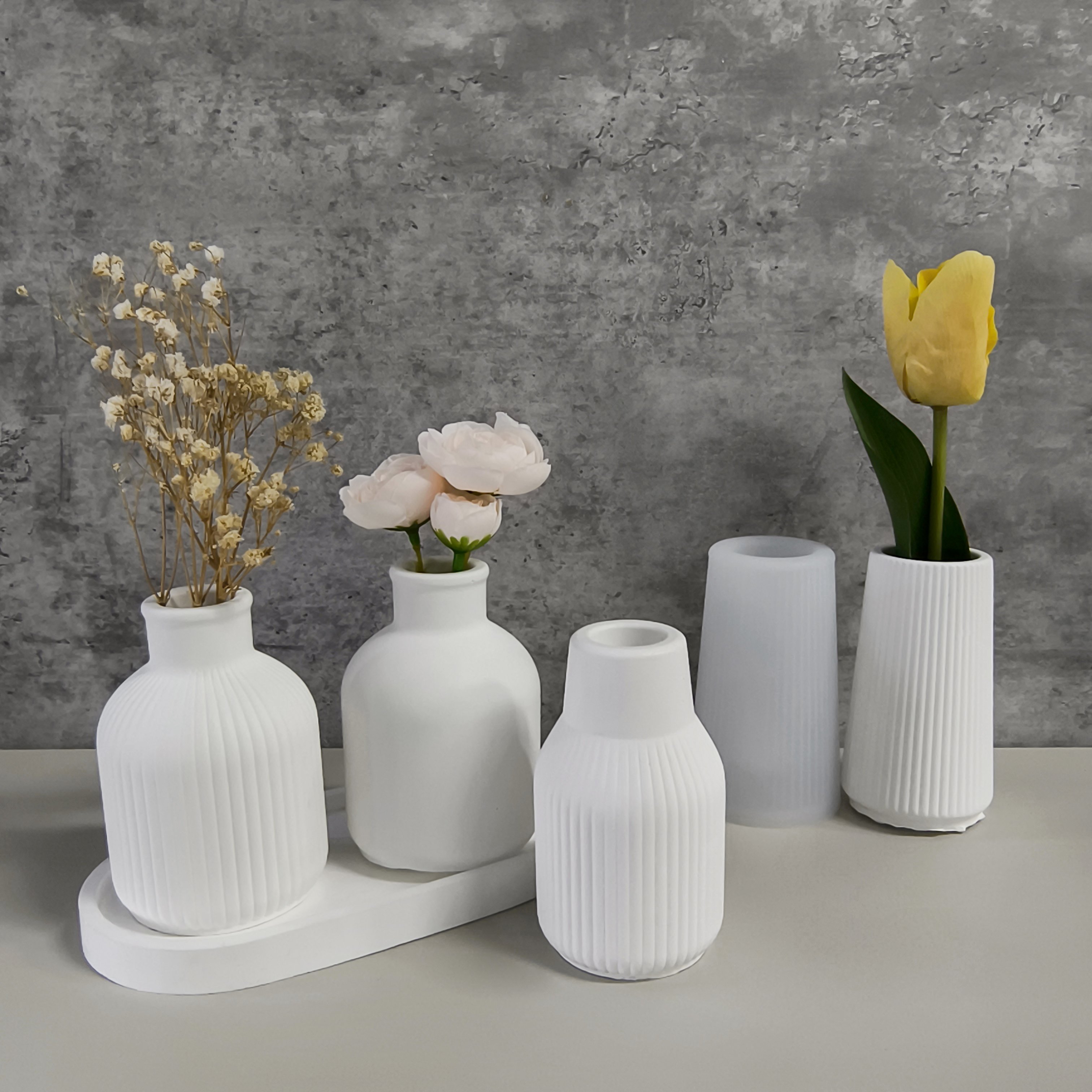 Diy Handmade 3d Storage Vase Epoxy Resin Cement Gypsum Plaster Silicone Mold Crystal Drip Silicone Decorative Mold