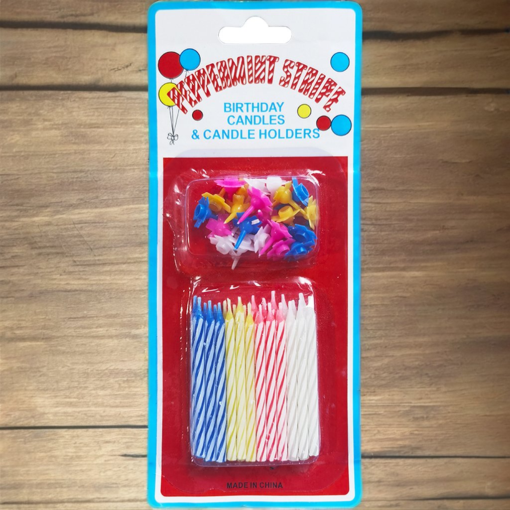 Mini Happy Birthday Party Candle for Christmas Wholesale Birthday Cake Decorating Supplies
