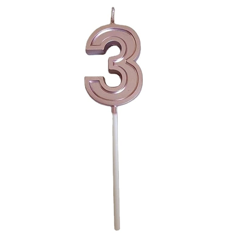 Number candle cake decoration supplies individual package wedding Party candles