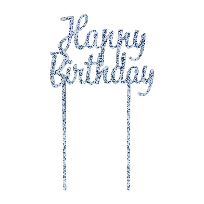 902155-57 birthday picks cake topper 3 colors Acrylic decoration party supplies party decorations PartyMaker