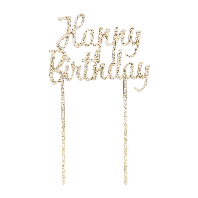 902155-57 birthday picks cake topper 3 colors Acrylic decoration party supplies party decorations PartyMaker