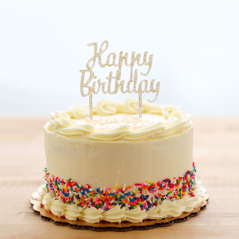 902155-57 birthday picks cake topper 3 colors Acrylic decoration party supplies party decorations PartyMaker