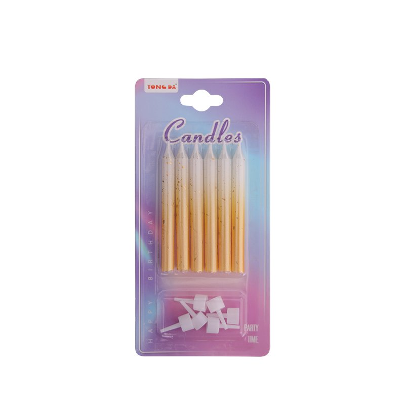 Party Wedding Cake Candle Decoration Favor Supplies Long Thin Cake Candle Pencil Shaped