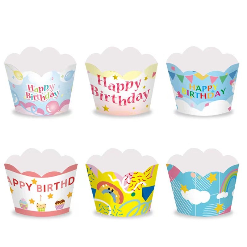 Children's Birthday Cake Decoration Border Strips European Holiday Party Supplies Tabletop Decoration Favors Model B