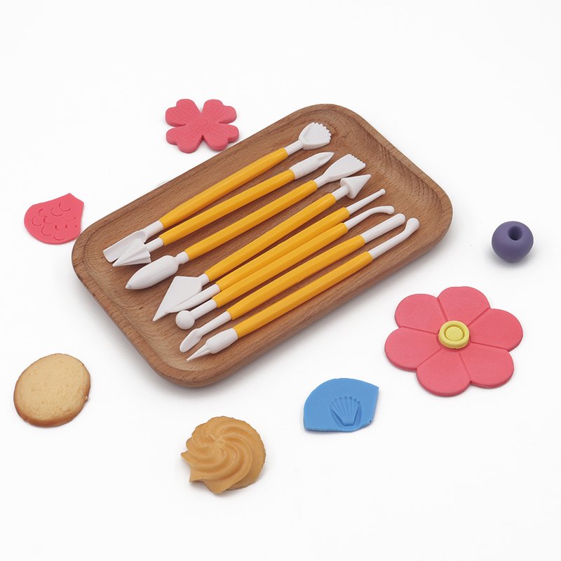 Furniture kitchen supplies DIY baking color carving set combination fondant cake carving mold decorative molding tools