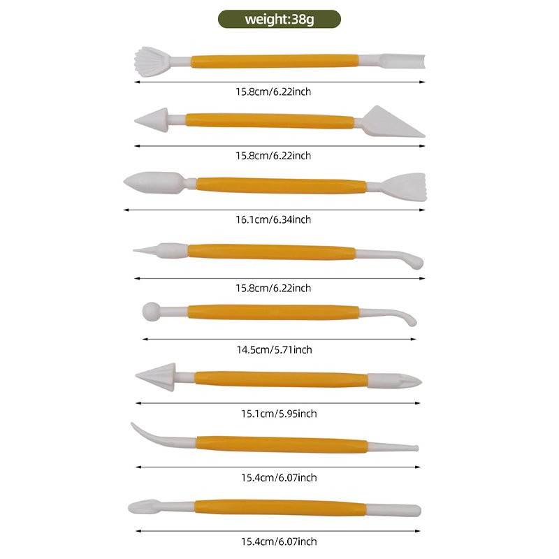 Furniture kitchen supplies DIY baking color carving set combination fondant cake carving mold decorative molding tools