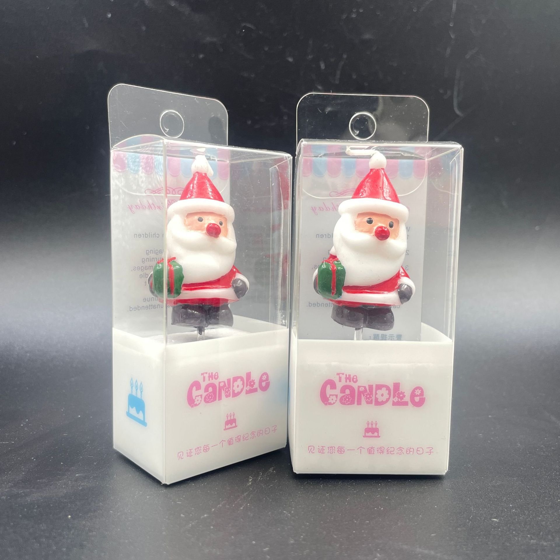 Christmas Candles Creative Decoration Santa Claus Christmas Tree Adorable Birthday Candle For Cake