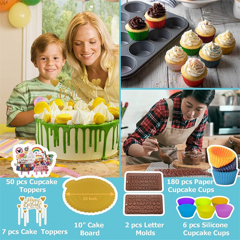512 pcs Wholesale Cake Decorations for Unique Cake Tools Set