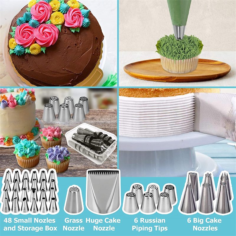 512 pcs Wholesale Cake Decorations for Unique Cake Tools Set